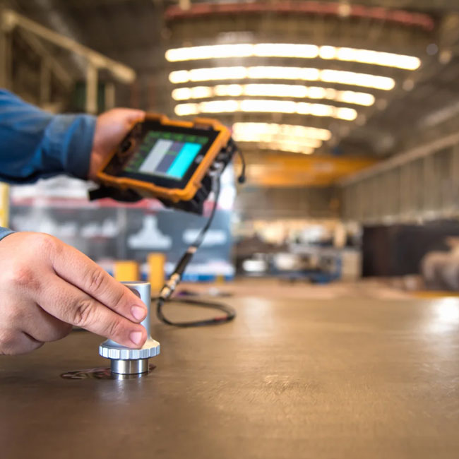 Quality inspection at Sachiya Steel